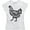 White, variant on Chicken Diagram of Hen Body Parts - Funny Poultry Women's T-Shirt