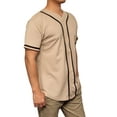 thumbnail image 2 of Lappel Men's Baseball Button Down Jersey College Sports Team Uniforms Hipster Shirts Made in USA, 2 of 4