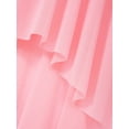 thumbnail image 7 of TiaoBug Kids Girls Sequins Lyrical Leotard Dance Dress Sleeveless Halter Irregular Party Gown Pink 14, 7 of 7