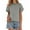Green, variant on GPOECD Women's Fashion Striped Casual Tee Shirt Comfortable Soft Daily Wear Tops Red，S
