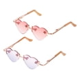 thumbnail image 1 of Gafas de Sol en Miniatura para muñecas Sunnimix BJD Doll Sunglasses rosa azul, 1 of 7