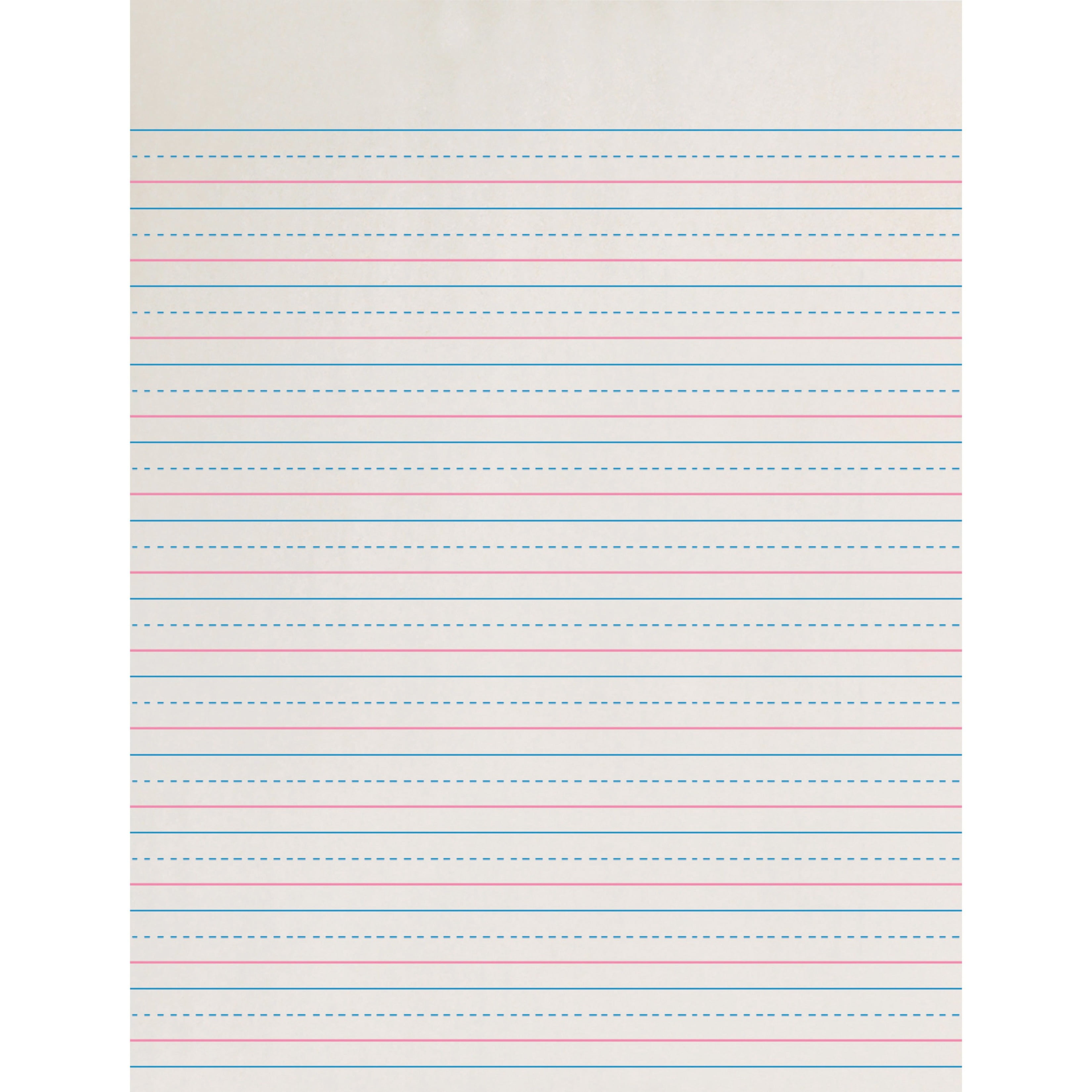 Zaner-Bloser, PACZP2613, Dotted Midline Newsprint Paper - Letter, 500 / Ream
