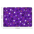 thumbnail image 5 of Purple Halloween Pattern Flannel Non Slip Door Rugs,Washable Door Mats Indoor,Decorative Door Mats,Dirt-Resistant and Absorbent Doormat for Entrance,Bedroom,Kitchen,Bathroom,23.5x16in(60x40cm), 5 of 5