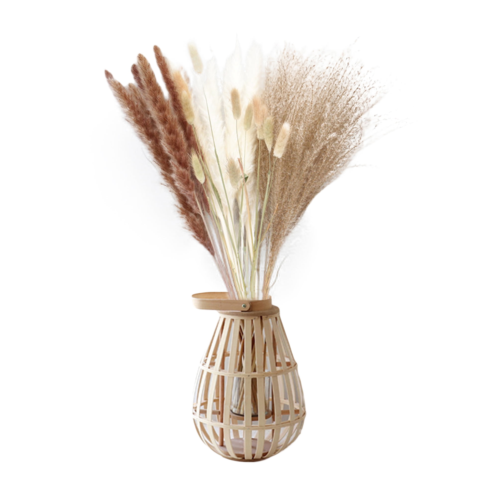 20x/Set Naturals Dried Pampas Grass Reed 40-45cm Home Wedding Flower Bunch Decor 