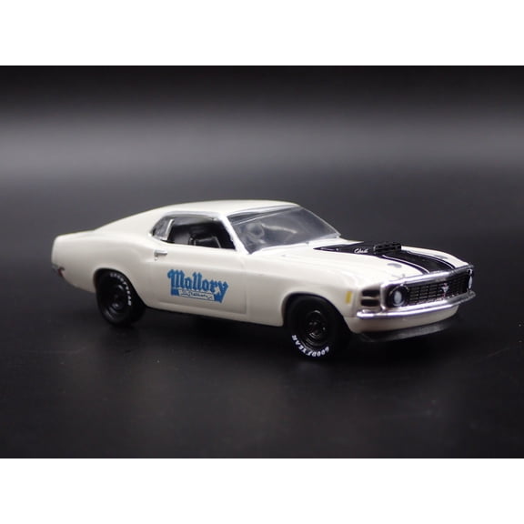 Open Box 1970 70 FORD MUSTANG 428 SCJ FASTBACK MALLORY WHITE 1:64 SCALE DIECAST MODEL CAR