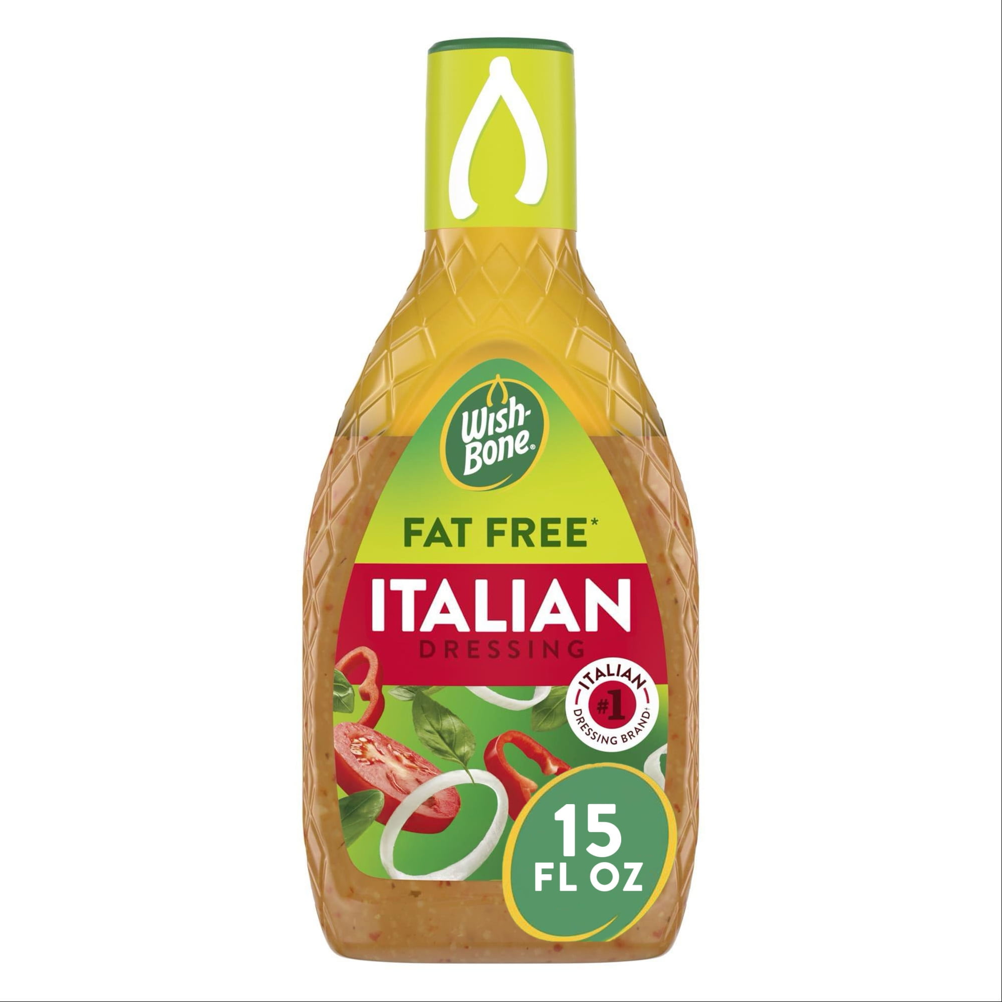 (6 pack) Wish-Bone Fat Free Italian Salad Dressing, 15 fl oz