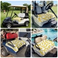 thumbnail image 6 of Golf Cart Seat Covers for 2 Seater,Yellow Banana Soft Microfiber Cart Seat Towel Blanket,Summer Tropical Fruits Watercolor Absorbent Breathable Non Slip Bench Seats Protector for Golf Course 51"x31", 6 of 9