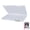White, variant on SAYEEC Plastic File Storage Box, A4 Size Portable Document Box with Black Snap, Photo Paper Holder for Home, Office