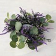 thumbnail image 4 of Green Candle Ring Flower With Imitation Leaves Spring Green Leaf Flower Column Stand Suitable For Home Weddings Parties Table Center Door Decorations Outdoor Autumn Wire for Hanging Dog Welcome Dog, 4 of 4