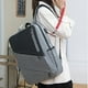 thumbnail image 5 of Mochila para computadora portátil, mochilas de viaje para computadoras portátiles de negocios con puerto de carga USB, gris, 5 of 6