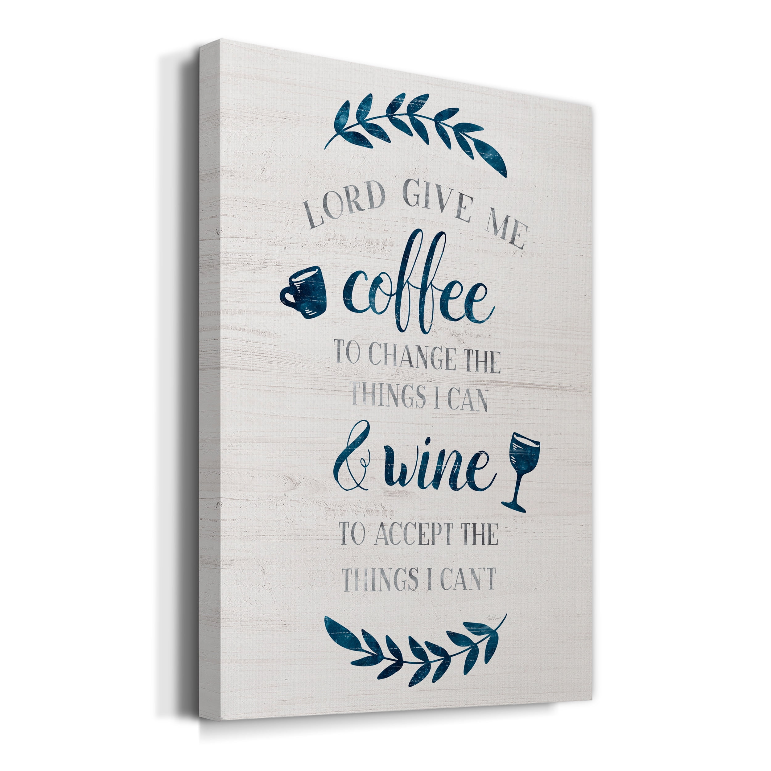 Coffee & Wine Premium Gallery Wrapped Canvas - Ready to Hang - 24 x 36