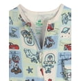 thumbnail image 5 of Disney Monsters Inc. Cars Toy Story Woody Buzz Lightyear Lightning McQueen 2 Pack Ribbed Sleep N' Plays 2-Way Zip Newborn to Infant, 5 of 5