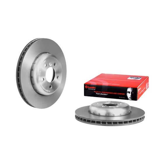 Brembo OE UV Coated Front Rotor for BMW 535d, 535i xDrive (Part #09.C409.13)