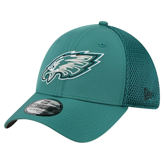 Men's New Era Midnight Green Philadelphia Eagles Outline 39THIRTY Flex Hat