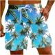 thumbnail image 2 of Puntoco Pantalones Cortos Con Estampado Hawaiano Para Hombre, Pantalones Cortos Con Bolsillo Y Cordón Xl, Pantalones Cortos Para Hombre, 2 of 6