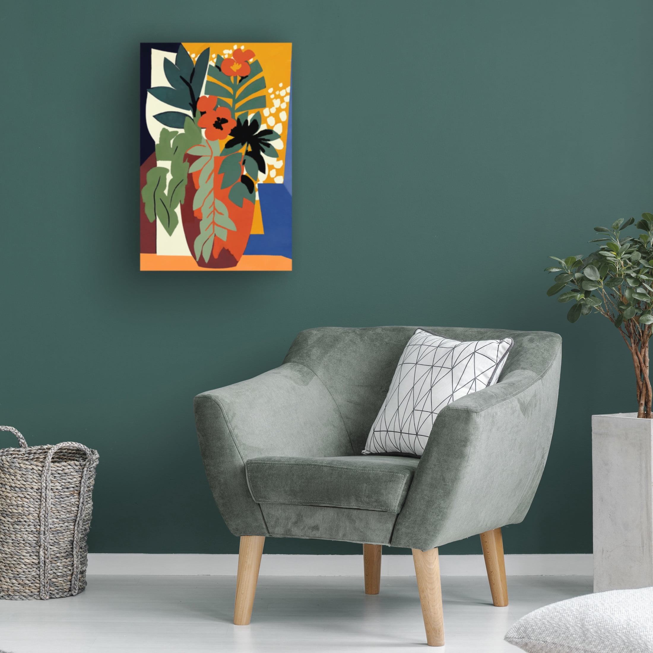 Trademark Fine Art Treechild Abstract Flower Impressions Canvas Wall Art