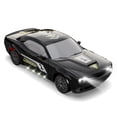 thumbnail image 3 of 1/20 Scale Black Remote Control Drift Car - Dual Battery Version, 2.4GHz Brushed Motor, 500mAh Rechargeable, Perfect for Flat Terrain, Includes Extra Drift Wheels & Roadblocks, 3 of 6