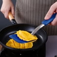 thumbnail image 3 of opvise Silicone Cookie Spatula Turner Mini Brownie Spatula Heat-Resistant No Scratch Small Silicone Spatula Non-stick Cookware, 3 of 8