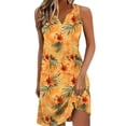 thumbnail image 2 of Mifsaly Sleeveless Floral Dress for Women Button Closure Mini Summer Dresses Comfortable Flowy Casual Vacation Sundress 2026 M, 2 of 8