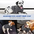 thumbnail image 5 of Dog Anxiety Calming Vest, Breathable Dog Thunder Jacket, Adjustable Pet Stress and Anxiety Relief Shirt for Thunderstorm, Fireworks, Grooming, Vet Visit, Travel, Separation, XS-3XL, 5 of 6