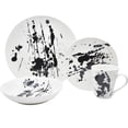 thumbnail image 2 of Vajilla Kaiser Porcelana 16 Pzas Blanco Negro 4 Pers, 2 of 6