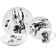 thumbnail image 2 of Vajilla Kaiser Porcelana 16 Pzas Blanco Negro 4 Pers, 2 of 6