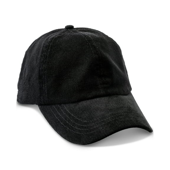 Jenni Women's Corduroy Baseball Cap Black Size Regular