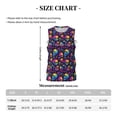 thumbnail image 4 of Honeii mushroom rainbow color Skull print basktball shirt for men and women, Unisex basketball jersey for Theme party-4X-Large, 4 of 6