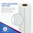 thumbnail image 4 of Dynarex Table Paper, Smooth and High-Quality Exam Table Paper, Used in Medical, Massage, and Chiropractic Tables to Protect Patients, 18" x 225 ft., 1 Case of 12 Table Papers, Smooth, White, 4 of 7
