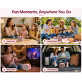 thumbnail image 3 of Mini Karaoke Speaker with Wireless Microphones,Voice Effects,Led Lights, Portable Singing Machine for Ages 3-12 Years Old Girl Birthday Gift, Kids Karaoke Machine, 3 of 4