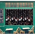 thumbnail image 1 of Adhesivo de pared con cuentas de muñeco de nieve navideño, adhesivo para ventana de cristal, 60x90cm oso de fresa Electrónica, 1 of 5