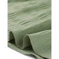 thumbnail image 5 of DARING DIVA Plus Size Casual Midi Square Neck Long SleeveTiered Dress 1X Green, 5 of 6