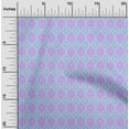 thumbnail image 2 of oneOone Georgette Viscose Amethyst Fabric Asian Ikat Sewing Material Print Fabric By The Yard 42 Inch Wide, 2 of 4