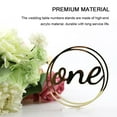 thumbnail image 3 of mmirethe Wedding Table Number Tag Acrylic Mirror Holder Cards Party Stands 1Set, 3 of 6
