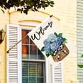 thumbnail image 4 of SM-XLHN Hydrangea Spring Summer House Flag 28x40 Inch Double Sided Outside, Floral Welcome Yard Outdoor Flag, 4 of 6