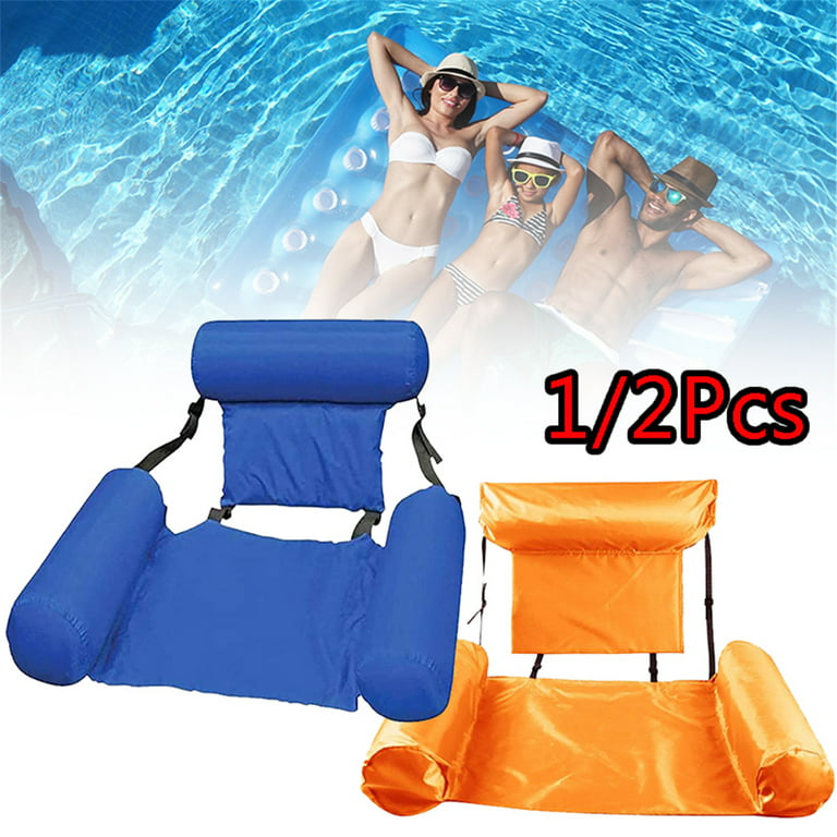 Elbourn 2 Pack Inflatable Pool Floats Chair for Adults Unisex Pool