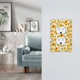 thumbnail image 5 of Haiem Classical Cute Sunflower Pattern Decorative Wall Plates, 1-Gang 5.0" x3.0", Unbreakable Thermoplastic Faceplate Cover for Decorator Receptacle Outlet & Switch-Style S, 5 of 6