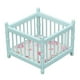 thumbnail image 1 of Cuna de madera para bebé Dollhouse Furniture, escala 1/12, con cama rosa, 1 of 3