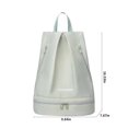 thumbnail image 3 of Meitianfacai Swimming Bag Portable Backpack Waterproof Gym Sports Pool Beach Gear Bag Swimming Waterproof Dry-Wet Separation Beach Backpack with Shoe Compartment Green, 3 of 8