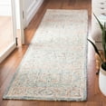 thumbnail image 2 of SAFAVIEH Micro-Loop Handan Southwestern Runner Rug, Blue/Green, 2'3" x 9', 2 of 7