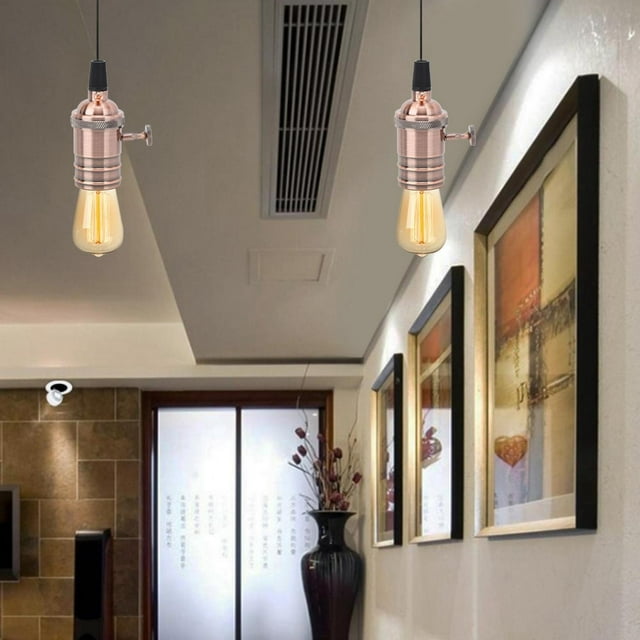 FLAMEEN E27 Culot de Lampe, Porte-Lampe, Montage Facile pour Garde-Robe d'Escalier