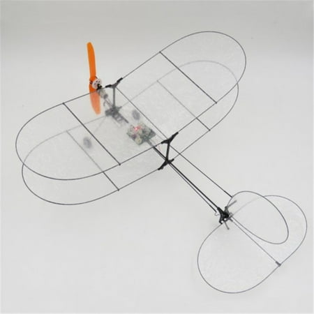 Grtxinshu TY Model Black Flyer V2 Carbon Fiber Film RC Airplane Aircraft DIY Parklfly Plane w/ Power
