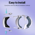 thumbnail image 5 of Elite Strap for Meta Quest 3, Adjustable and Lightweight Head Strap for Enhanced Support & Balance Weight in VR-White, 5 of 6