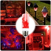 FZFLZDH E27 LED Simulated Realistic Burning Fire Flame Effect Flickering Light Bulb (2 Pack)