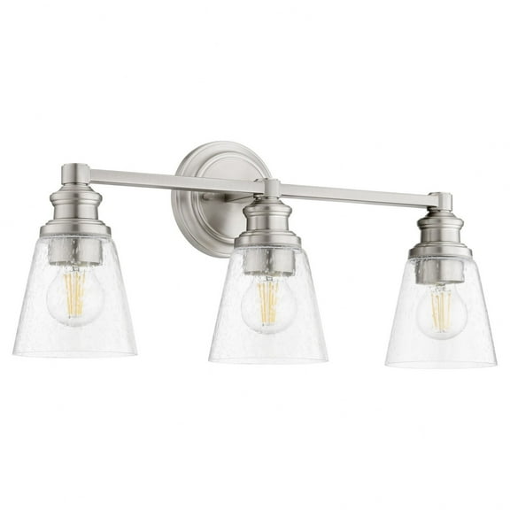 Quorum Lighting - Vanity - Dunbar - 3 Light Bath Vanity in Soft Contemporary