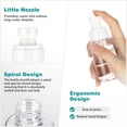 thumbnail image 2 of 3pack Small Spray Bottle, 1oz Mini Spray Bottles, Clear Empty Travel Spray Bottle, Fine Mist Plastic Spray Bottles 100ml, 2 of 7