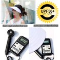 thumbnail image 6 of FL 2PCS Wide Brim Sun Visor Hat Women Large UV Protective Golf Beach Cap, 6 of 7