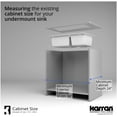 thumbnail image 2 of Karran Usa Qu-721-Pk1 Quartz Qu 33-1/2" Undermount Double Basin Quartz Composite Kitchen, 2 of 7