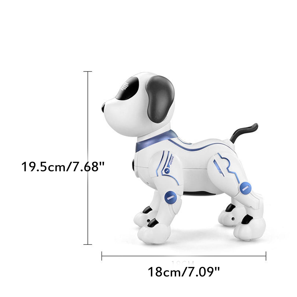 Remote Control Electronic Robot Dog Interactive Stunt Pet Programmable Music Toy