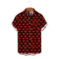 thumbnail image 4 of FNFYFH Big and Tall Honeymoon Shirt for Men Loose Fit Short Sleeve Button Down Beach Casual Shirts Valentine's Day Gift, 4 of 6